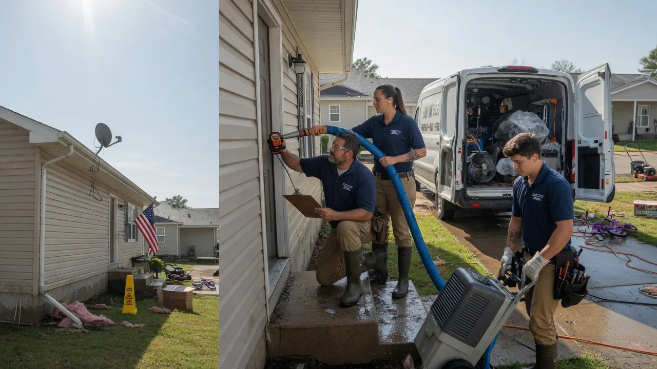 Ceiling Water Damage Restoration in Random Lake, WI near me